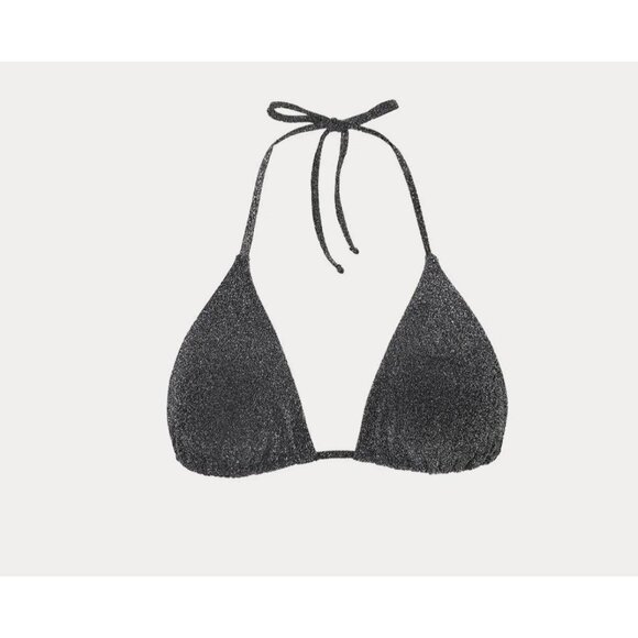 Berlook Black Shimmer Two Piece Swimsuit String Bikini Size XL NEW W Bag - Picture 7 of 13